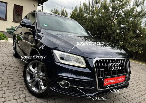 Audi Q5 cena 87800 przebieg: 199000, rok produkcji 2016 z Kolbuszowa małe 596